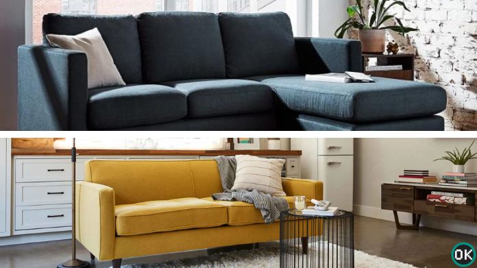 apartment size sofas