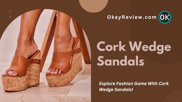 cork wedge sandals