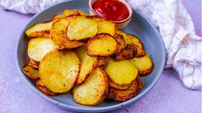 air fryer potato slices