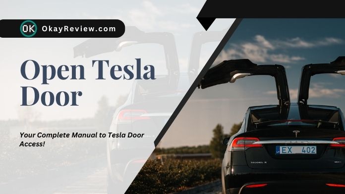 how to open tesla door