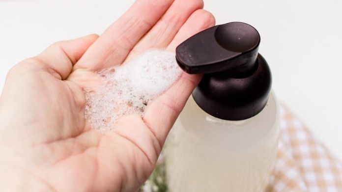 diy foaming hand soap